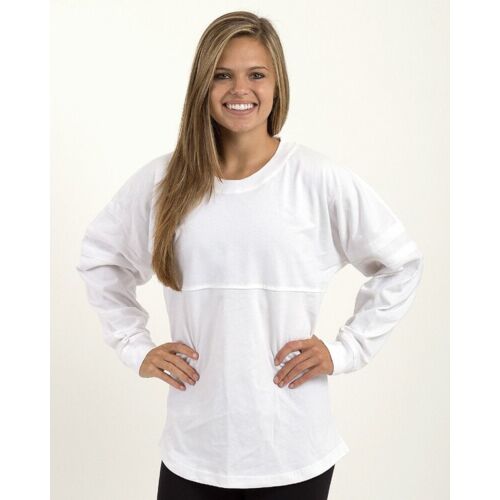 Women's Pom Pom Long Sleeve Jersey T-Shirt Thumbnail