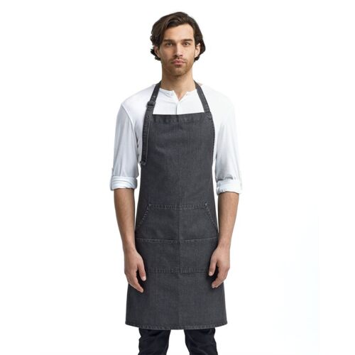 Jeans Stitch Denim Bib Apron Thumbnail
