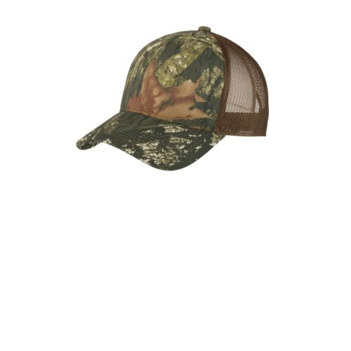 Structured Camouflage Mesh Back Cap Thumbnail