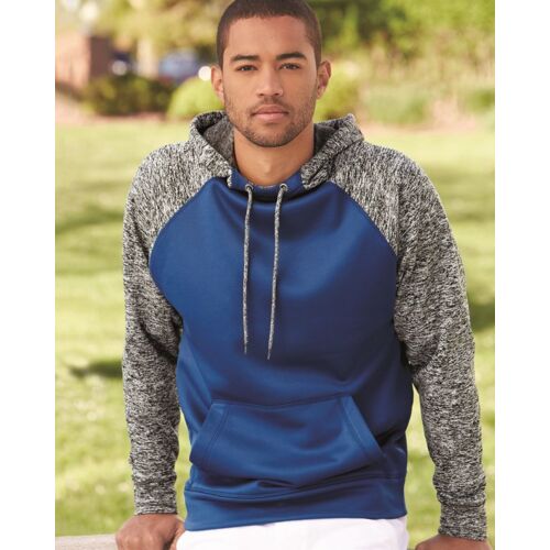 Men's Colorblocked Cosmic Fleece Hooded Sweatshirt Thumbnail