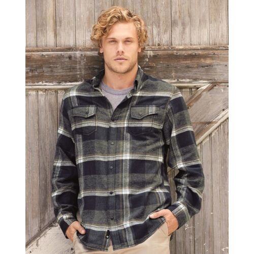 Men's Snap Front Plaid Flannel Shirt Thumbnail